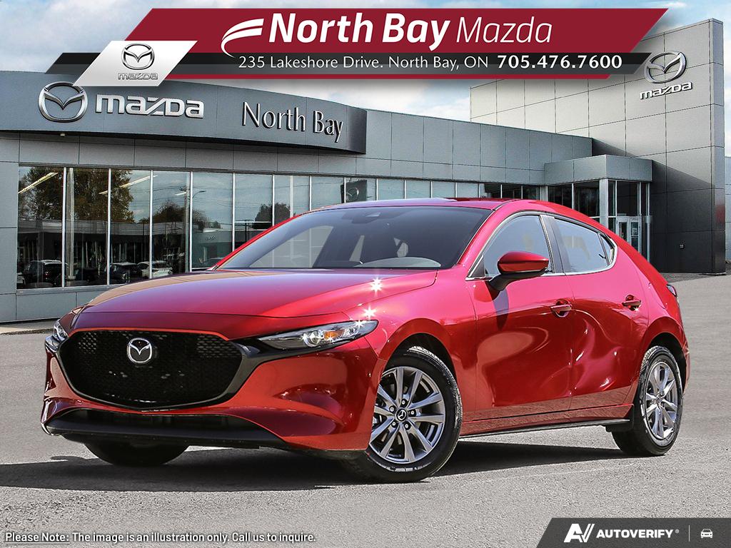 Dark Red 2026 Mazda MAZDA3 Sport Hatchback 6-Speed Automatic