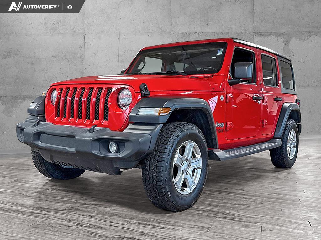 Red 2018 Jeep Wrangler Unlimited Sport 4WD SUV / Crossover Four-Wheel Drive 8-Speed Automatic