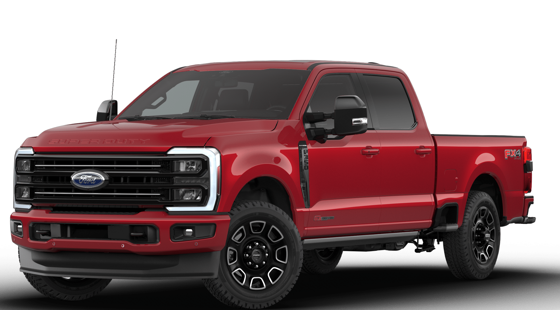 Red 2026 Ford F-350 Super Duty Pickup Truck Four-Wheel Drive Automatic