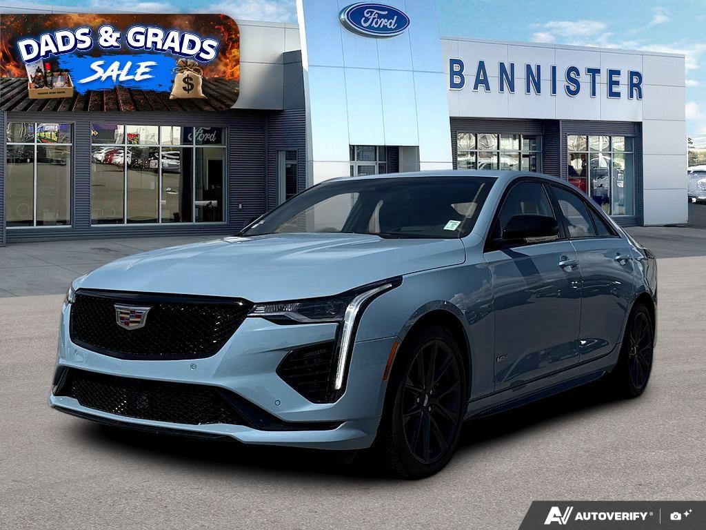 Blue 2025 Cadillac CT4 V-Series AWD Sedan All-Wheel Drive Automatic