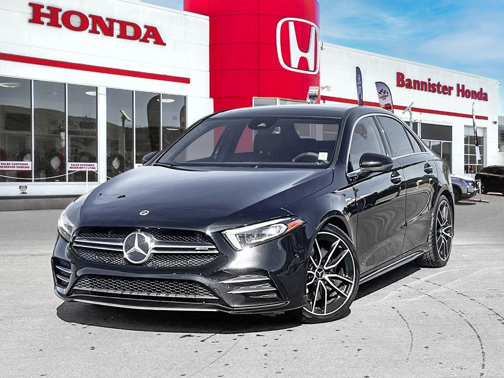 Black 2022 Mercedes-Benz A-Class Sedan 7-Speed Automatic