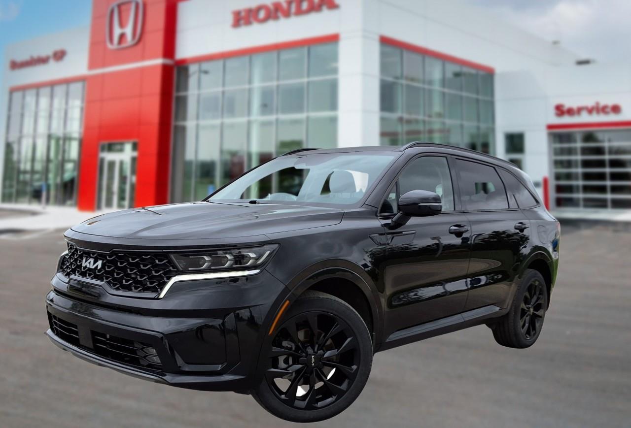 Black 2022 Kia Sorento X-Line EX AWD SUV / Crossover All-Wheel Drive 8-Speed Automatic