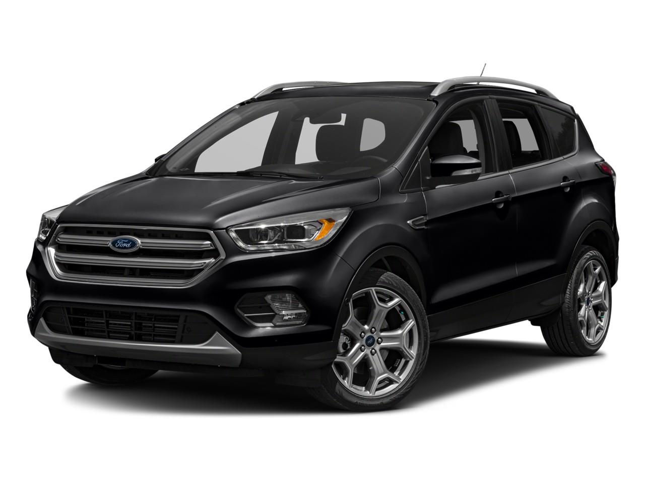 Black 2018 Ford Escape Titanium AWD SUV / Crossover All-Wheel Drive 6-Speed Automatic
