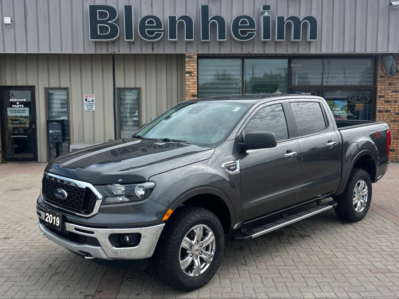 Gray 2019 Ford Ranger Pickup Truck Four-Wheel Drive Automatic