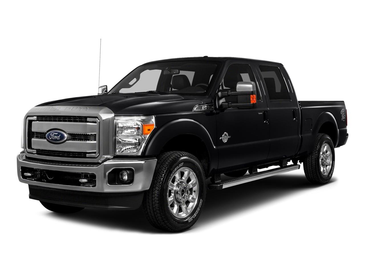 Black 2016 Ford F-250 Super Duty Lariat Crew Cab 4WD Pickup Truck Four-Wheel Drive 6-Speed Automatic