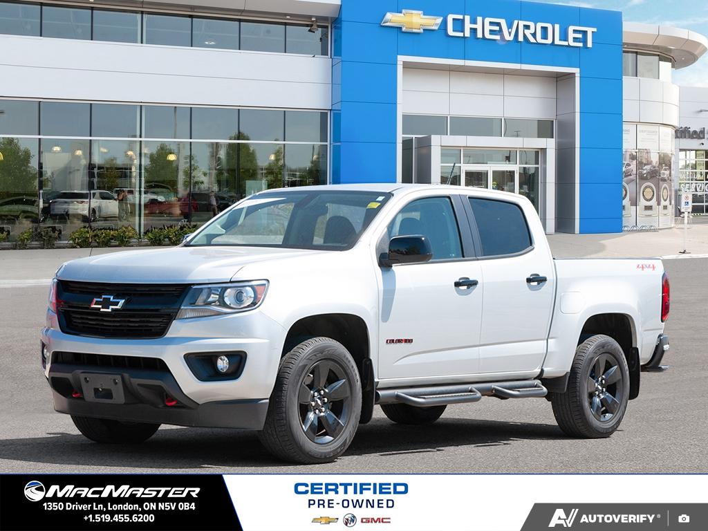Silver 2018 Chevrolet Colorado LT Crew Cab 4WD Pickup Truck Four-Wheel Drive Automatic