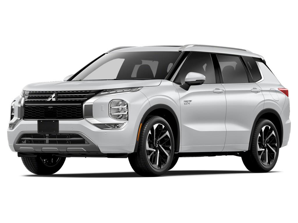 White 2024 Mitsubishi Outlander Hybrid Plug-in SUV / Crossover 1-Speed Automatic