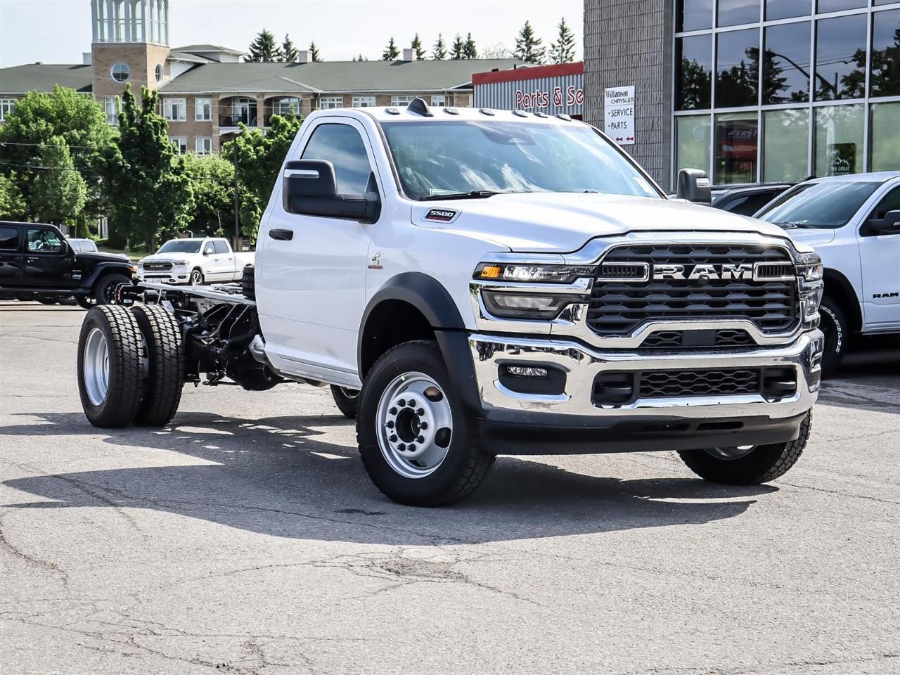 White 2026 RAM 5500 Chassis 8-Speed Automatic