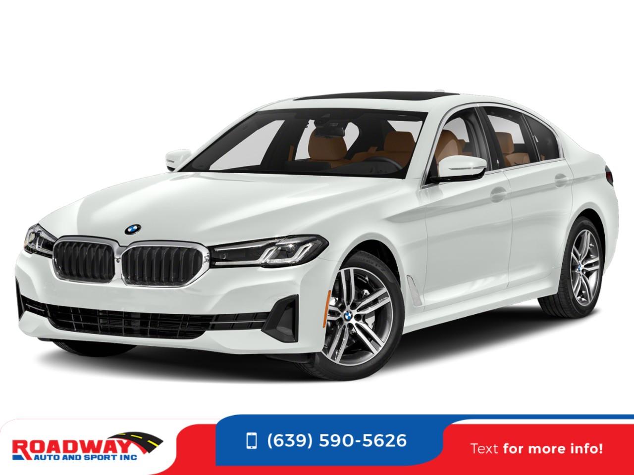 White 2022 BMW 5 Series 530i xDrive AWD Sedan All-Wheel Drive 8-Speed Automatic