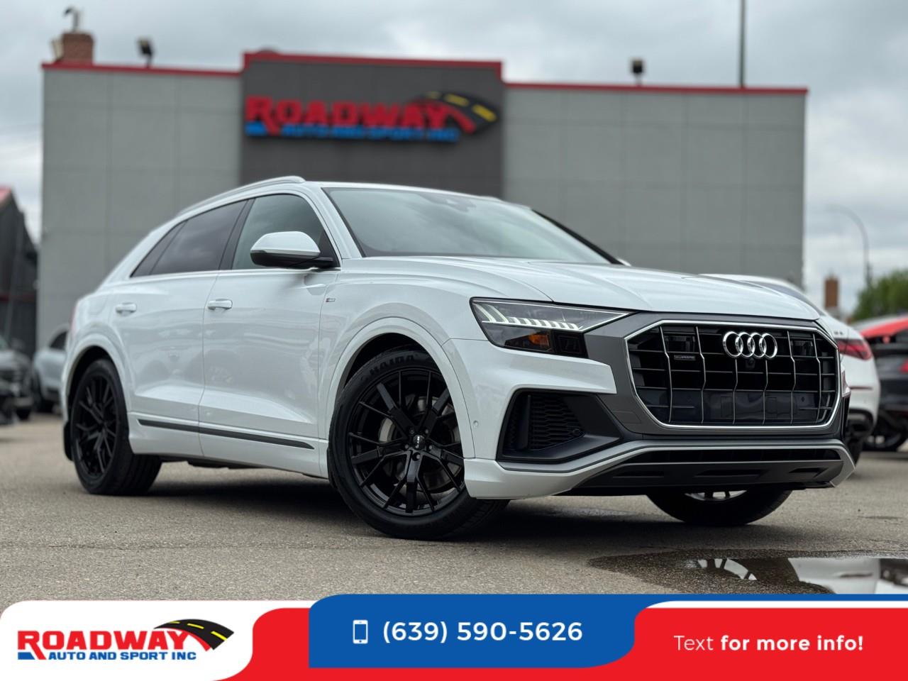 White 2020 Audi Q8 quattro Technik 55 TFSI SUV / Crossover 8-Speed Automatic