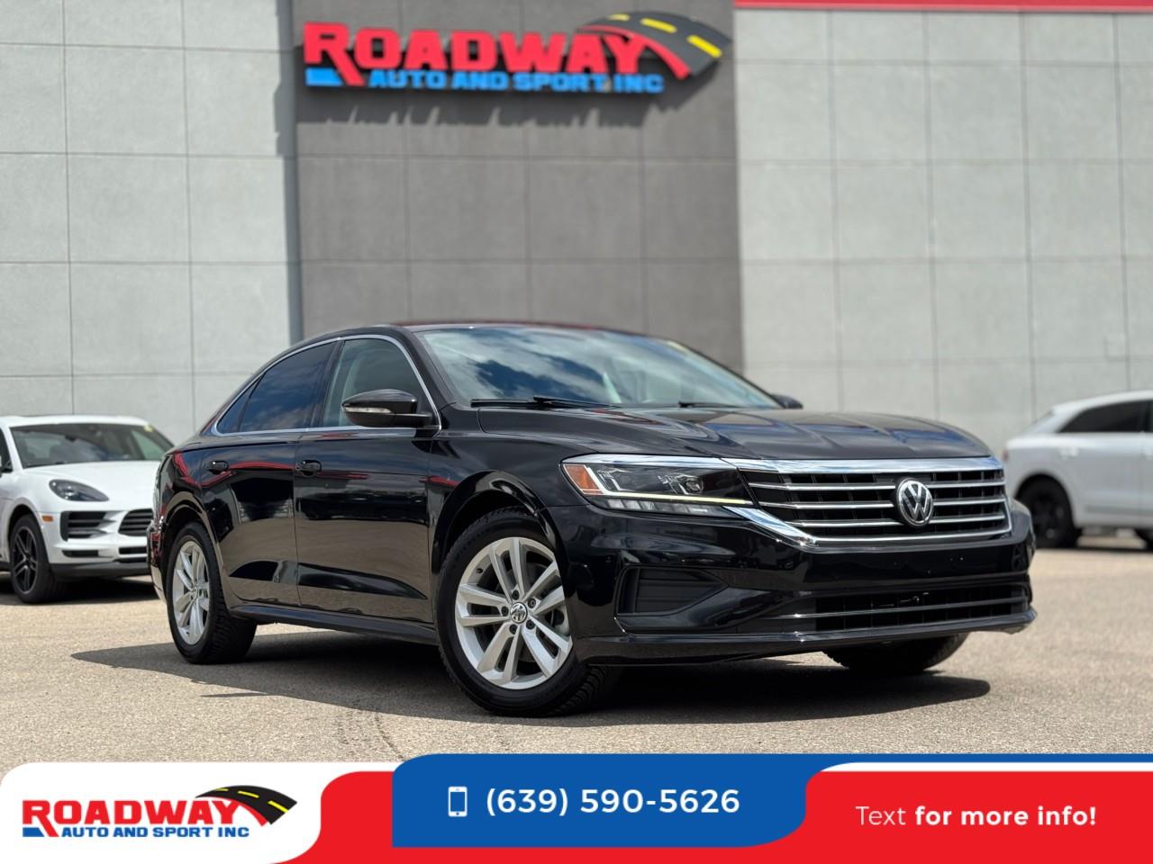 Black 2021 Volkswagen Passat Sedan 6-Speed Automatic