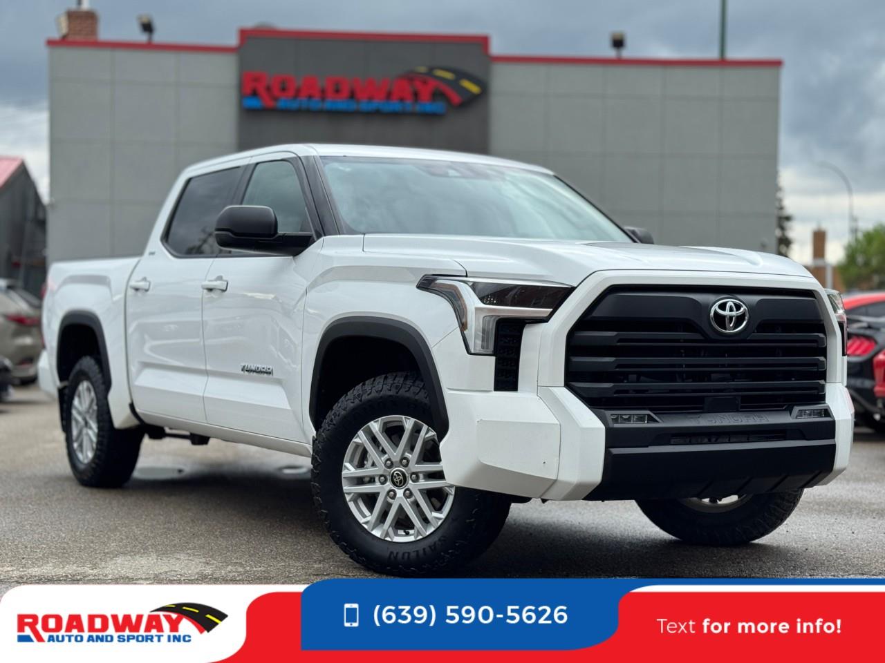 Black 2022 Toyota Tundra SR5 CrewMax Cab 4WD Pickup Truck Four-Wheel Drive Automatic