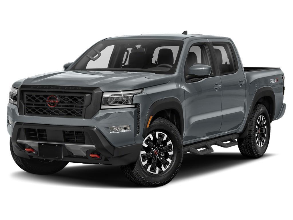 Gray 2022 Nissan Frontier PRO-4X Crew Cab 4WD Pickup Truck Four-Wheel Drive 9-Speed Automatic