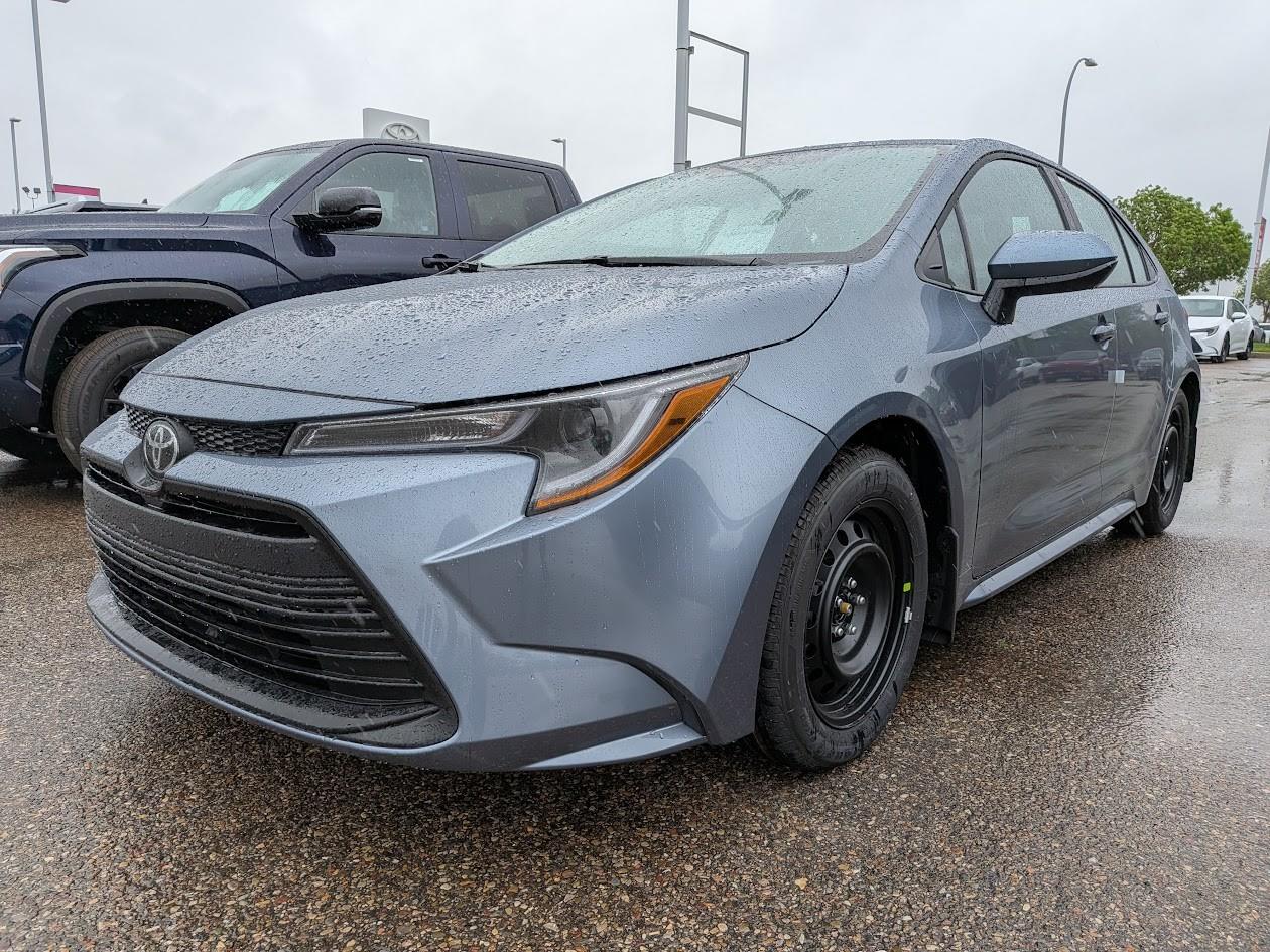 Gray 2026 Toyota Corolla LE FWD Sedan Front-Wheel Drive Continuously Variable Transmission