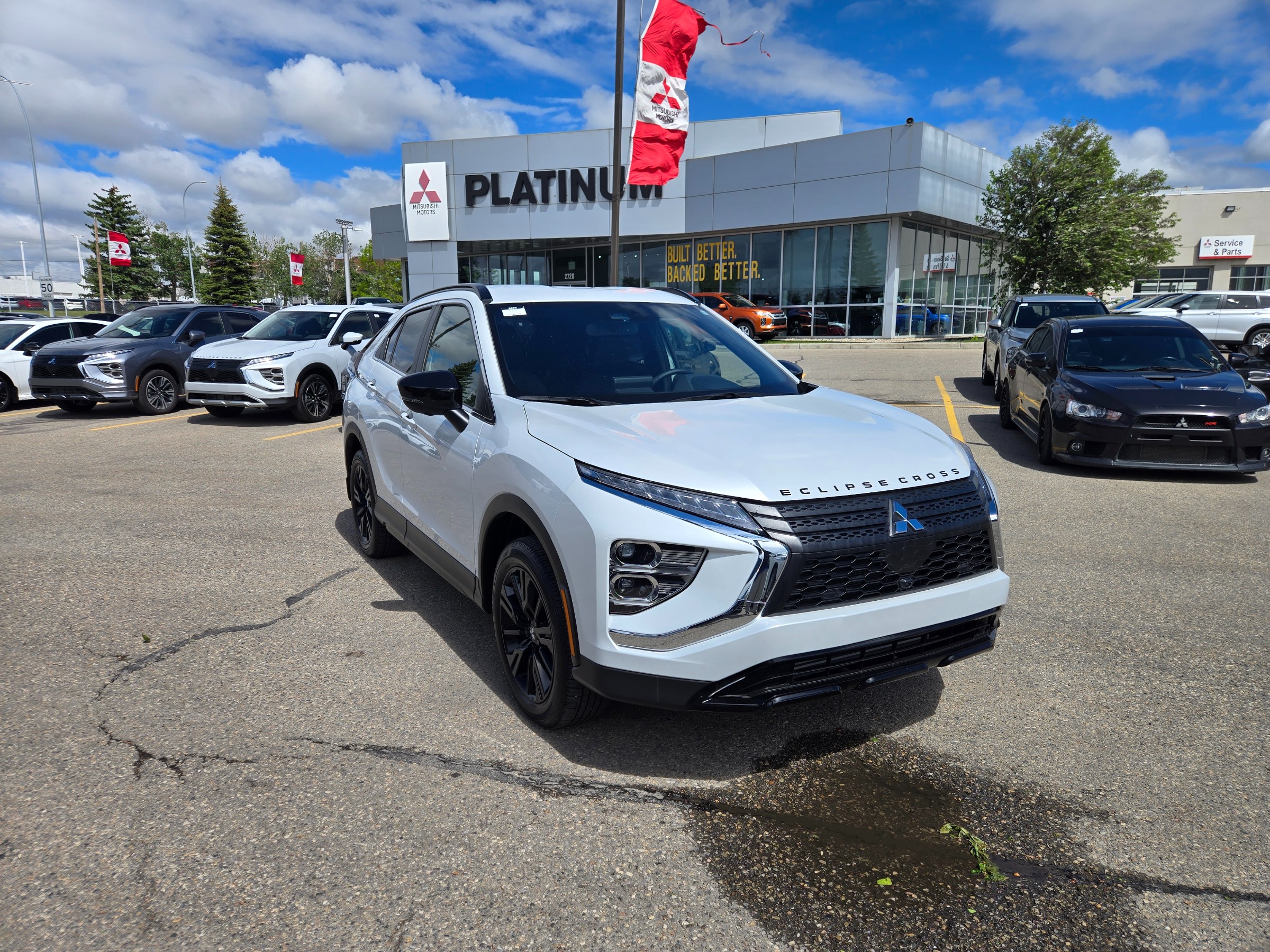 White 2026 Mitsubishi Eclipse Cross NOIR S-AWC SUV / Crossover Continuously Variable Transmission