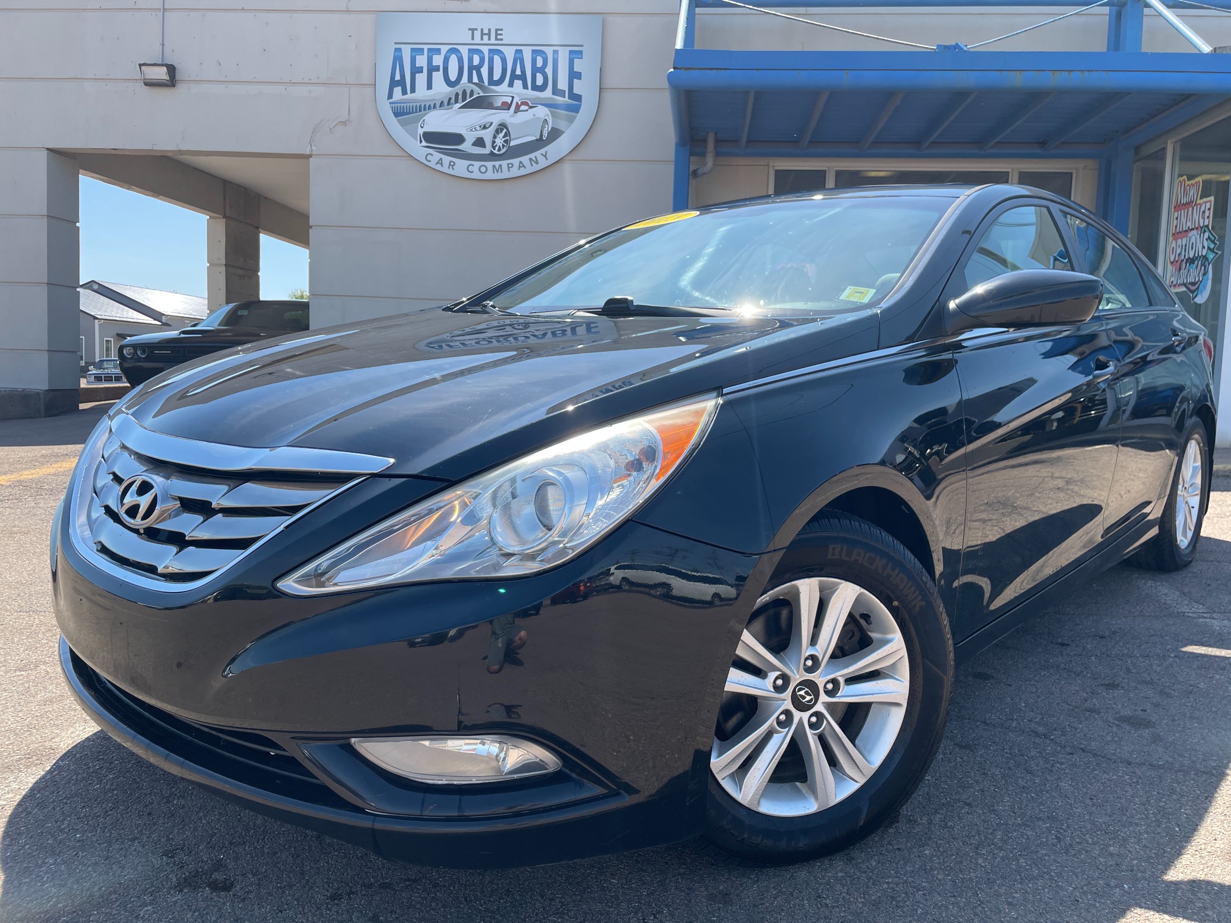 Black 2013 Hyundai Sonata GLS FWD Sedan Front-Wheel Drive 6-Speed Automatic