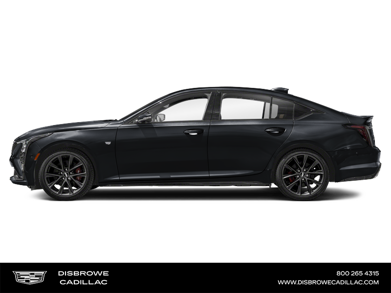 Black 2026 Cadillac CT5 Sport AWD Sedan All-Wheel Drive Automatic
