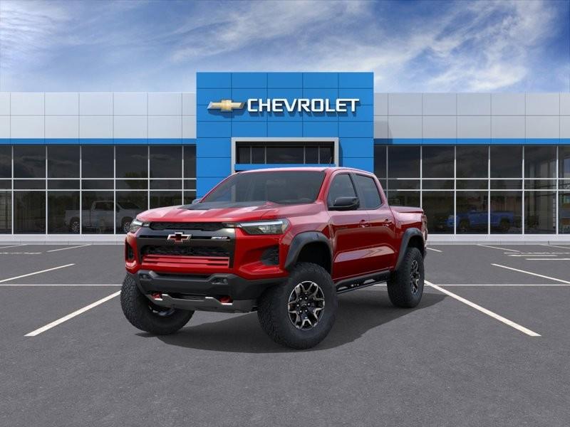 Red 2026 Chevrolet Colorado ZR2 Crew Cab 4WD Pickup Truck Four-Wheel Drive 8-Speed Automatic