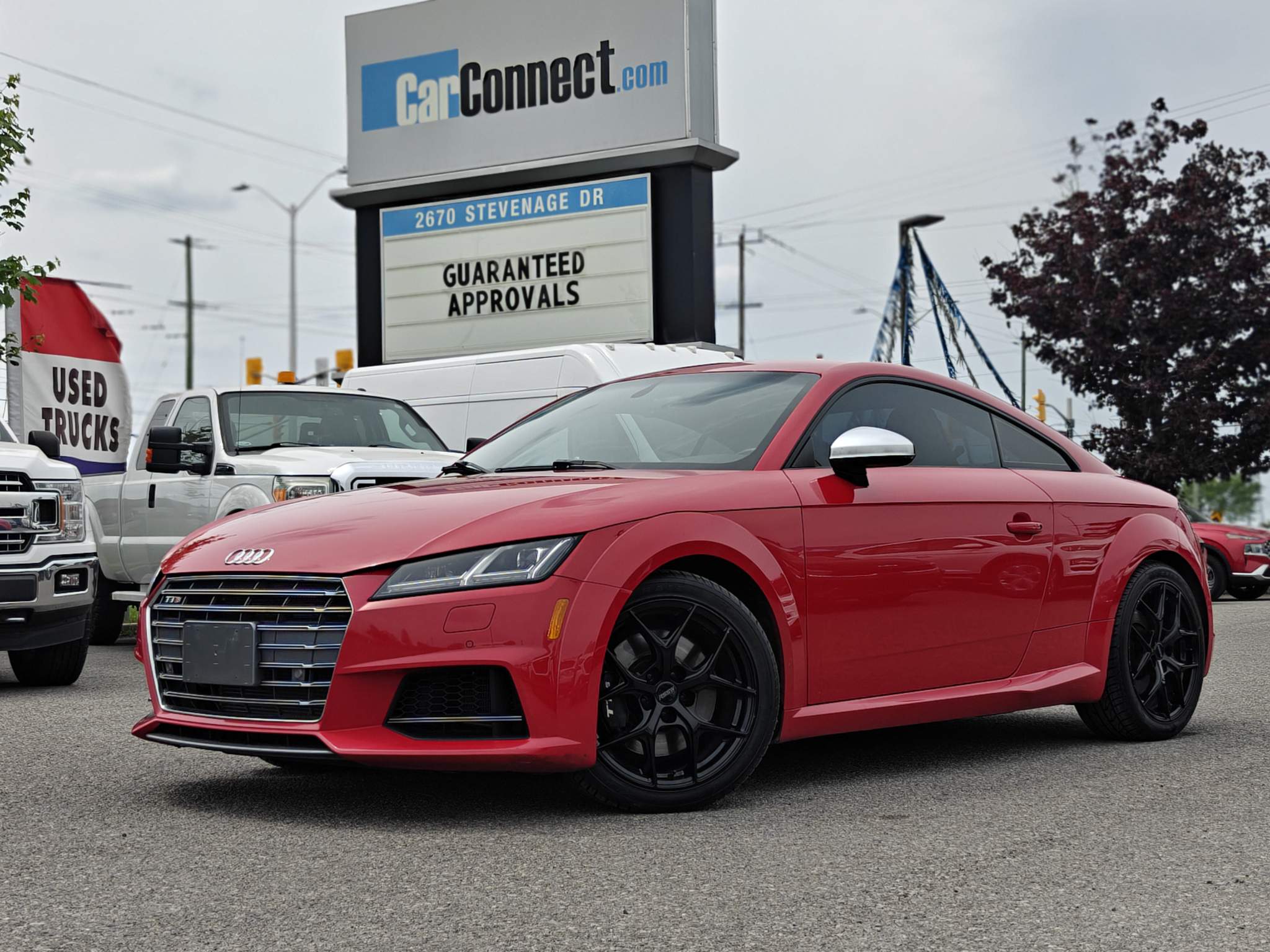 Red 2016 Audi TTS Coupe All-Wheel Drive 6-Speed Automatic