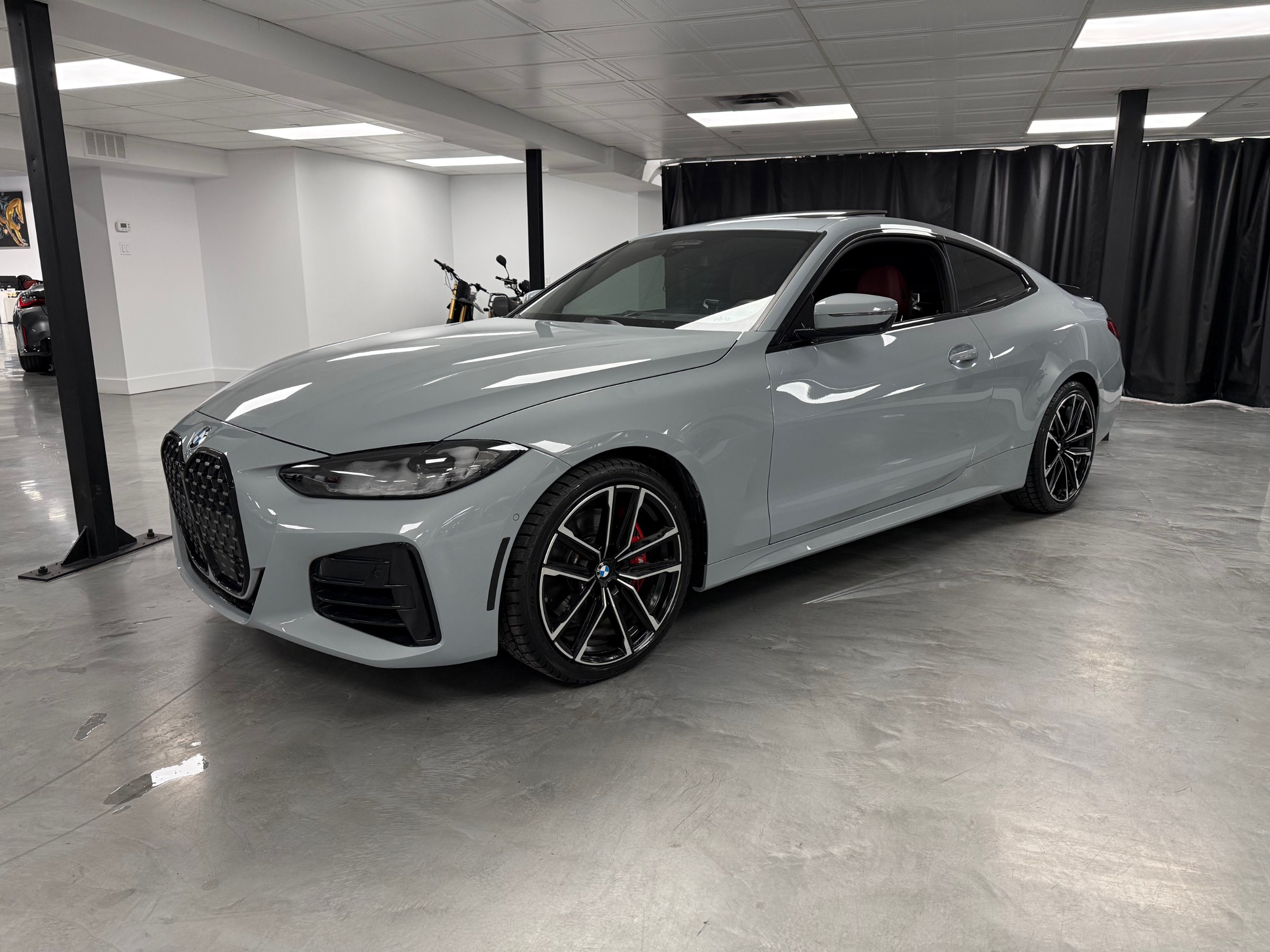 Gray 2024 BMW 4 Series Coupe All-Wheel Drive 8-Speed Automatic