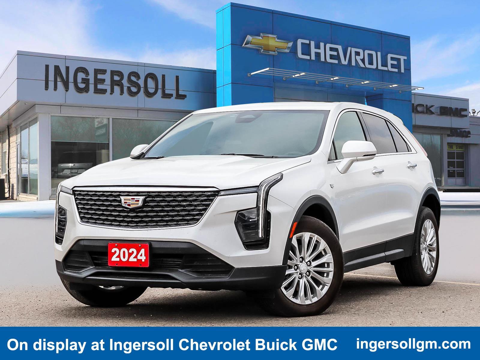 White 2024 Cadillac XT4 Luxury AWD SUV / Crossover Four-Wheel Drive 9-Speed Automatic
