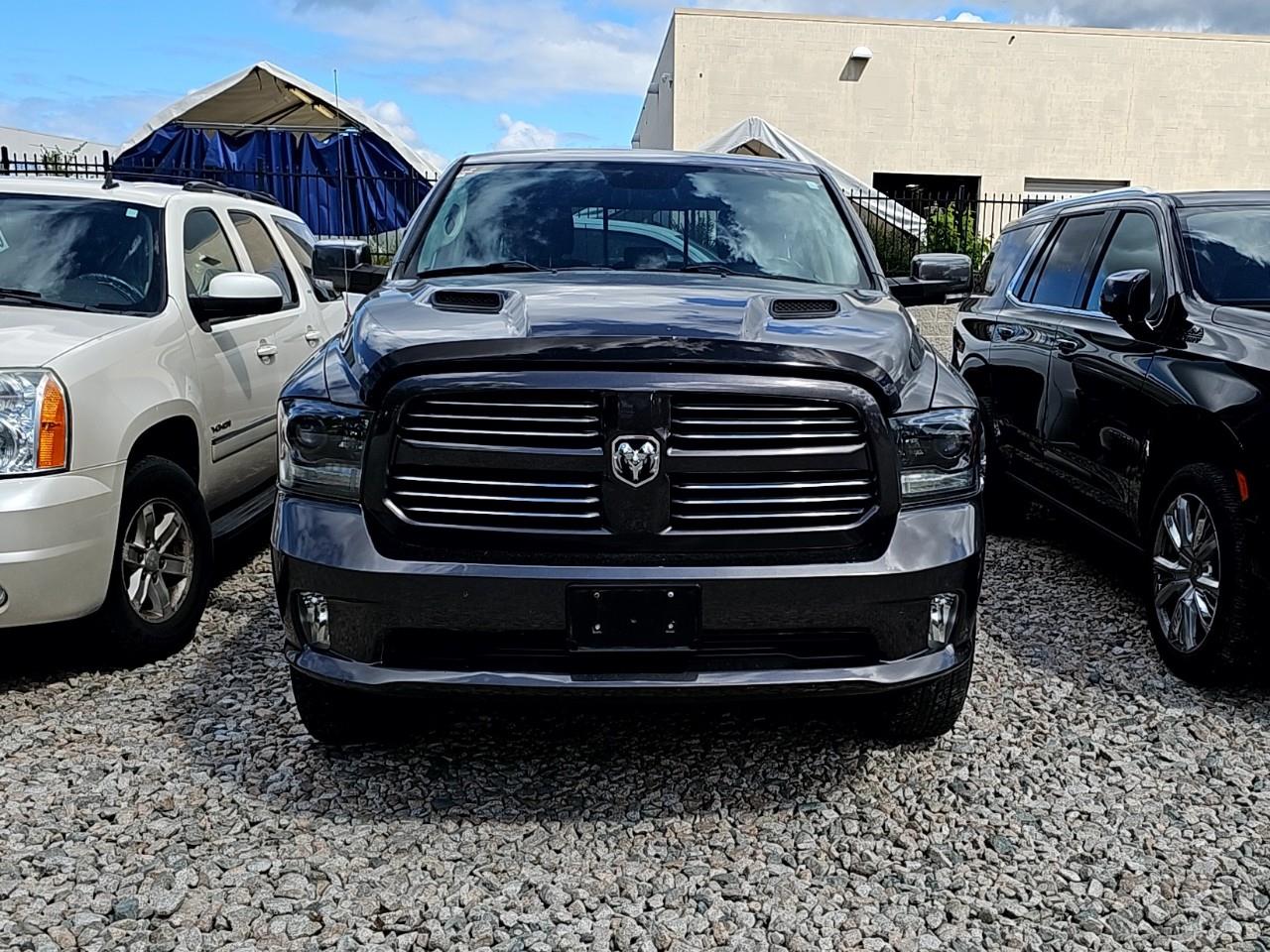 Gray 2015 RAM 1500 Sport Quad Cab 4WD Pickup Truck Four-Wheel Drive 8-Speed Automatic
