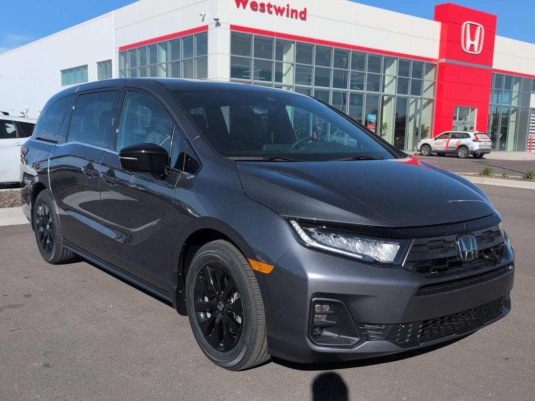 Gray 2026 Honda Odyssey Minivan Front-Wheel Drive Automatic