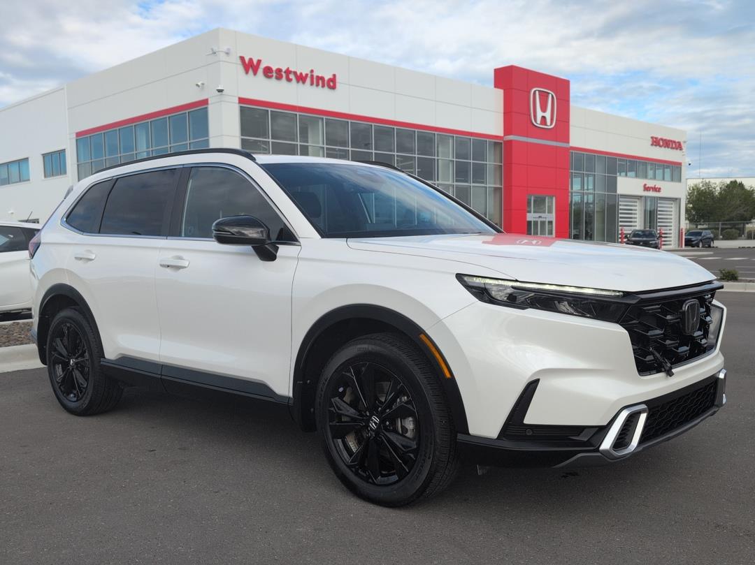 White 2025 Honda CR-V Hybrid SUV / Crossover Continuously Variable Transmission