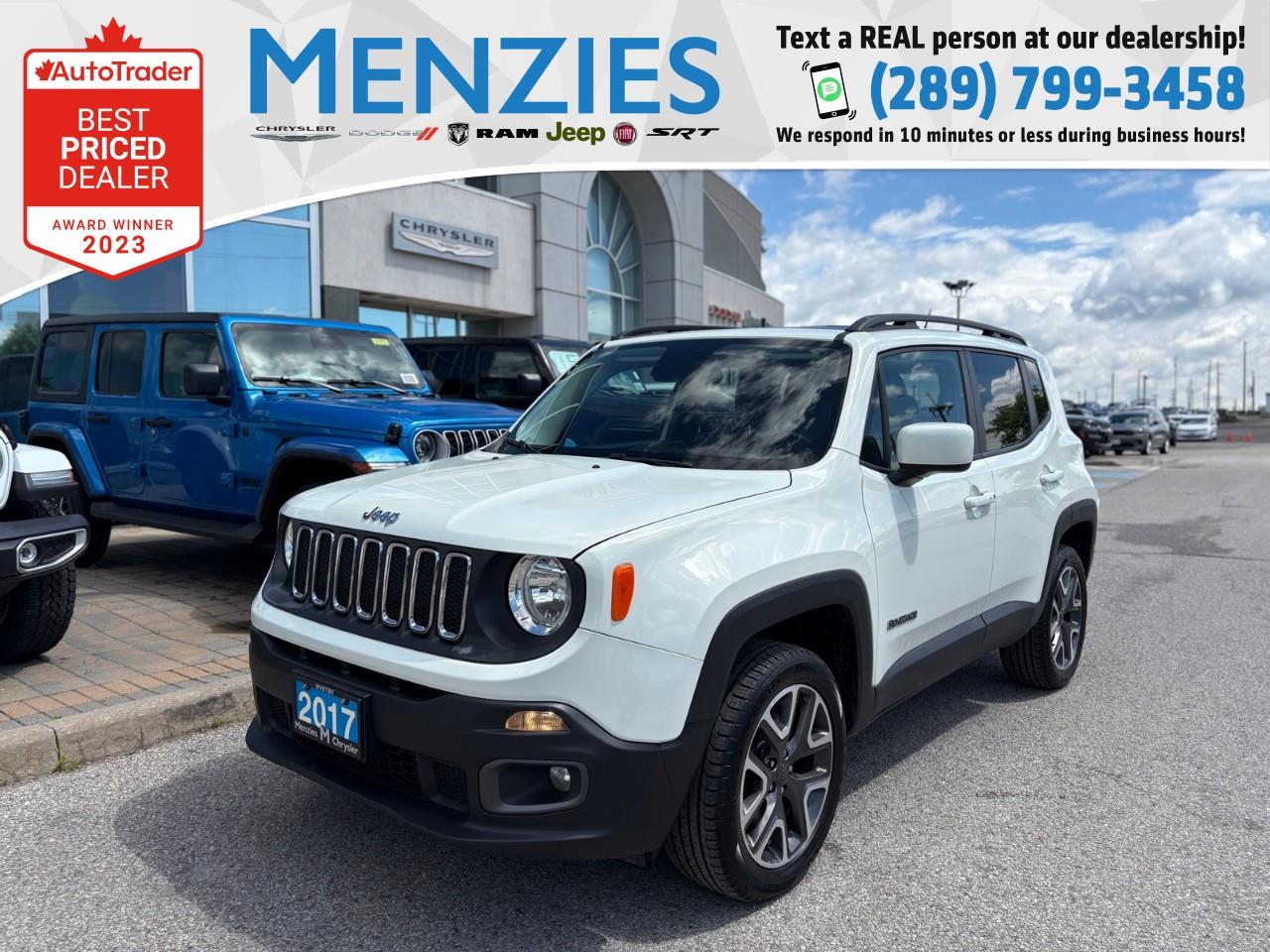 White 2017 Jeep Renegade SUV / Crossover 9-Speed Automatic