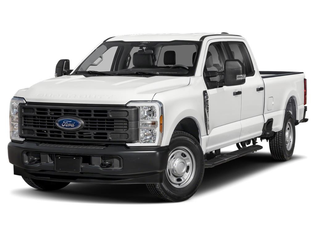 White 2026 Ford F-250 Super Duty XL Crew Cab 4WD Pickup Truck Four-Wheel Drive Automatic