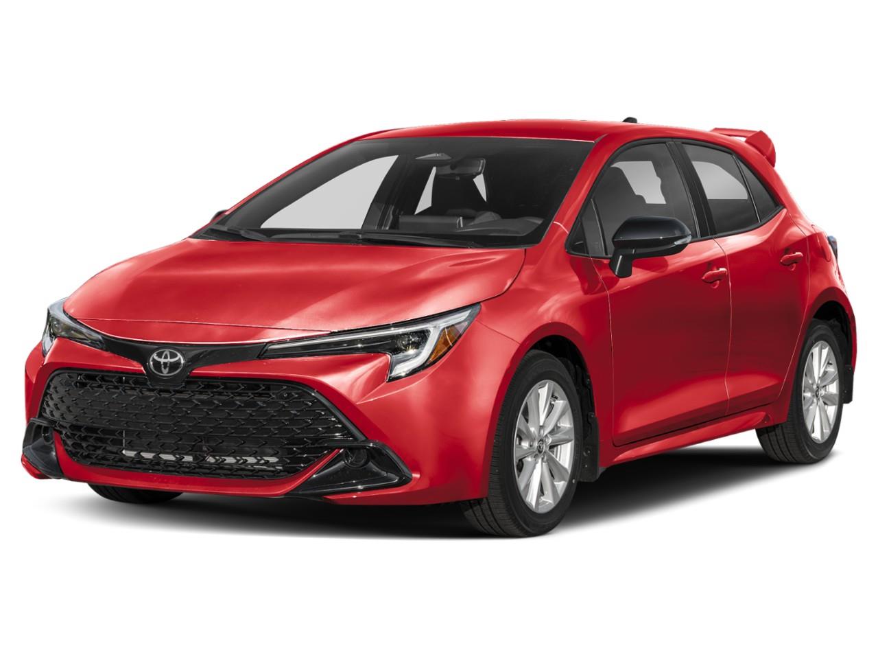 Red 2026 Toyota Corolla Hatchback Automatic