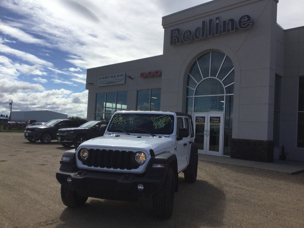 White 2024 Jeep Wrangler Sport 4-Door 4WD SUV / Crossover Four-Wheel Drive 8-Speed Automatic