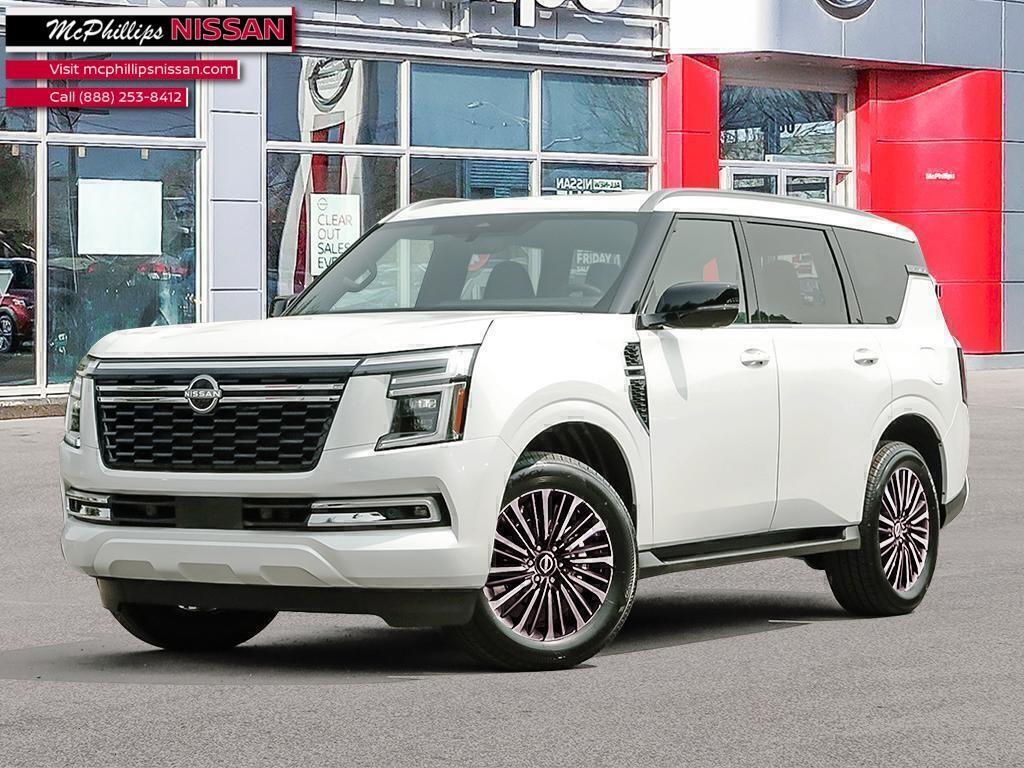 White 2026 Nissan Armada Platinum Reserve 4WD SUV / Crossover Four-Wheel Drive 9-Speed Automatic