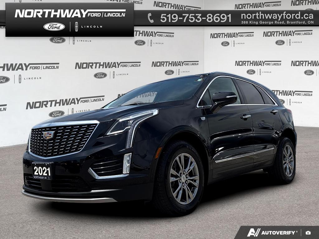 Black 2021 Cadillac XT5 Premium Luxury AWD SUV / Crossover Four-Wheel Drive 9-Speed Automatic