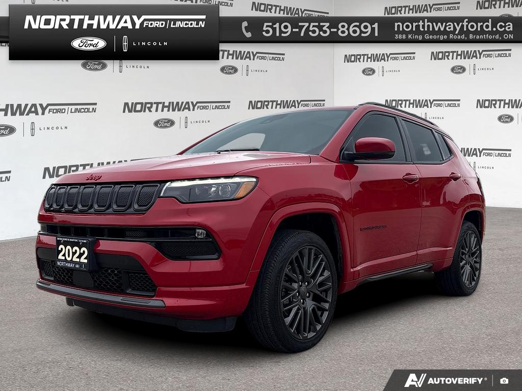 Red 2022 Jeep Compass SUV / Crossover Four-Wheel Drive 9-Speed Automatic