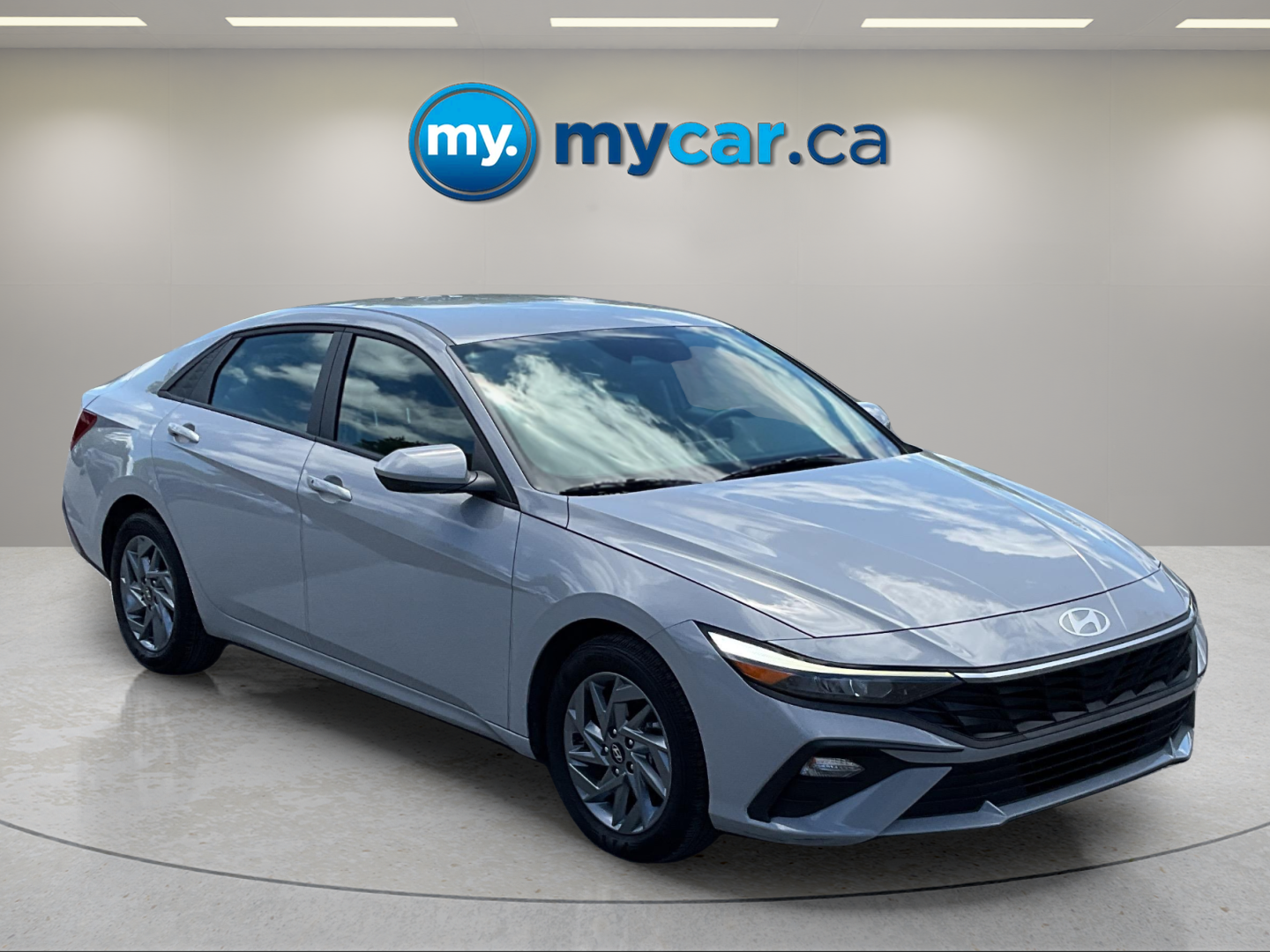 Gray 2025 Hyundai Elantra Sedan Continuously Variable Transmission