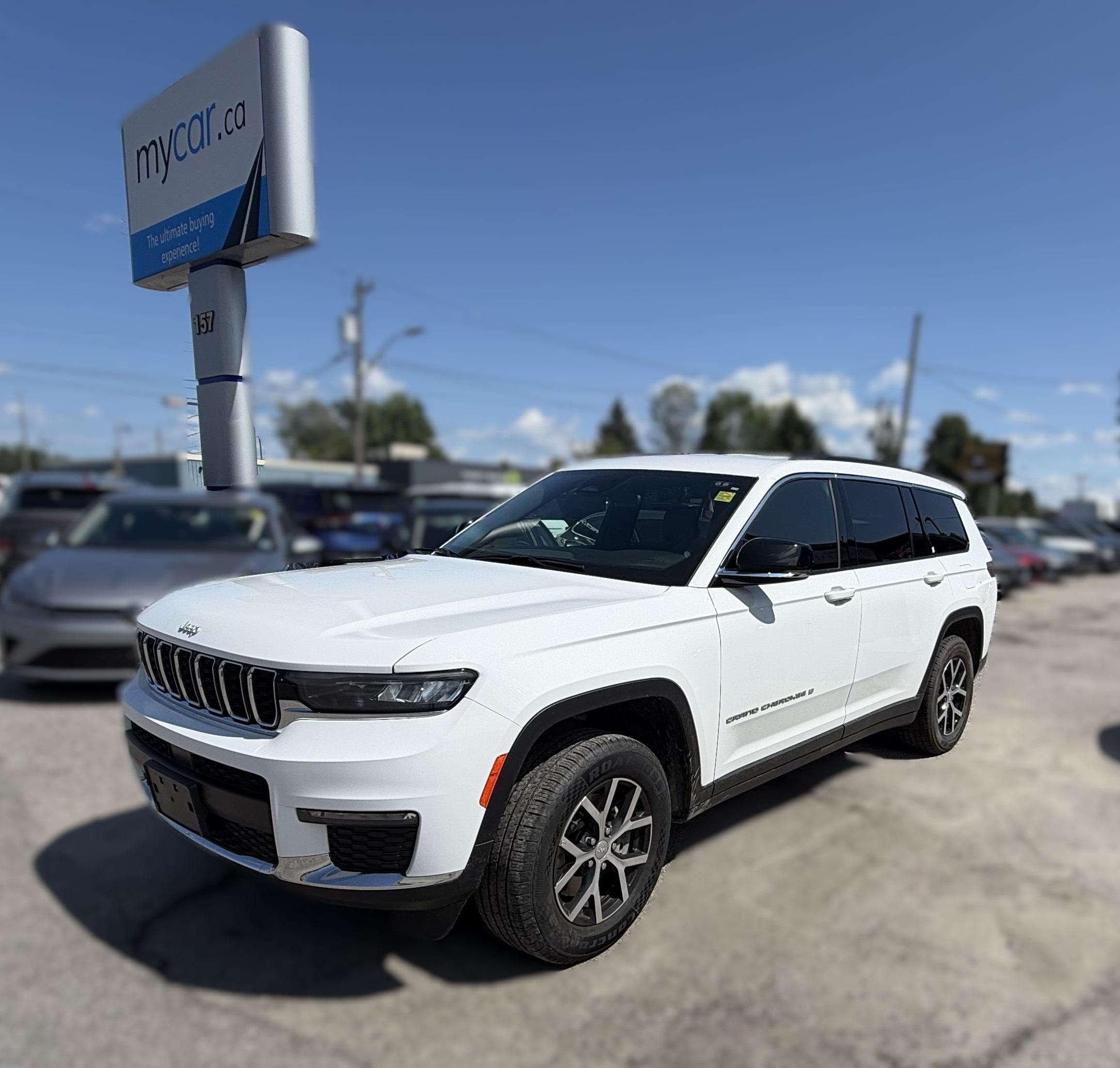 White 2024 Jeep Grand Cherokee L SUV / Crossover Four-Wheel Drive 8-Speed Automatic