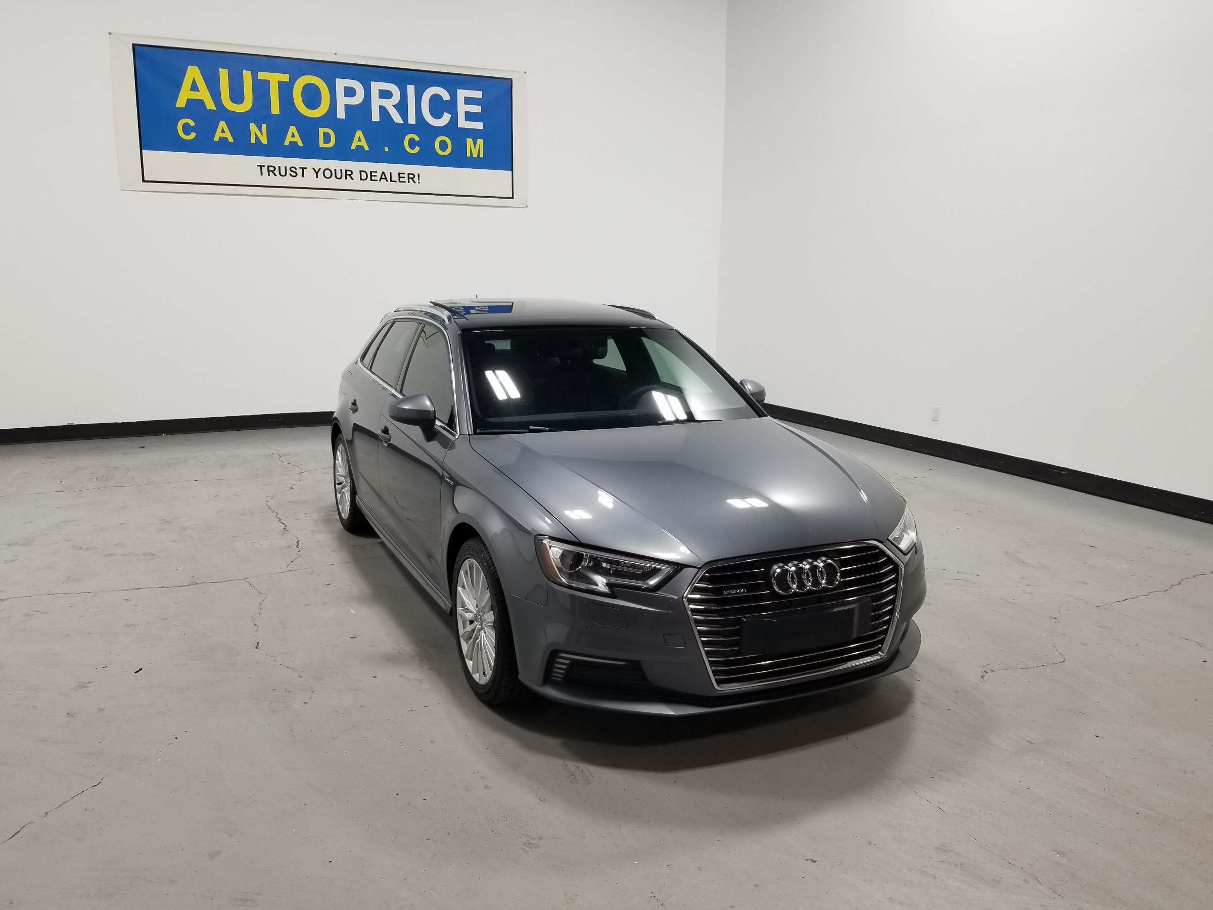 Gray 2017 Audi A3 Sportback Wagon 6-Speed Automatic