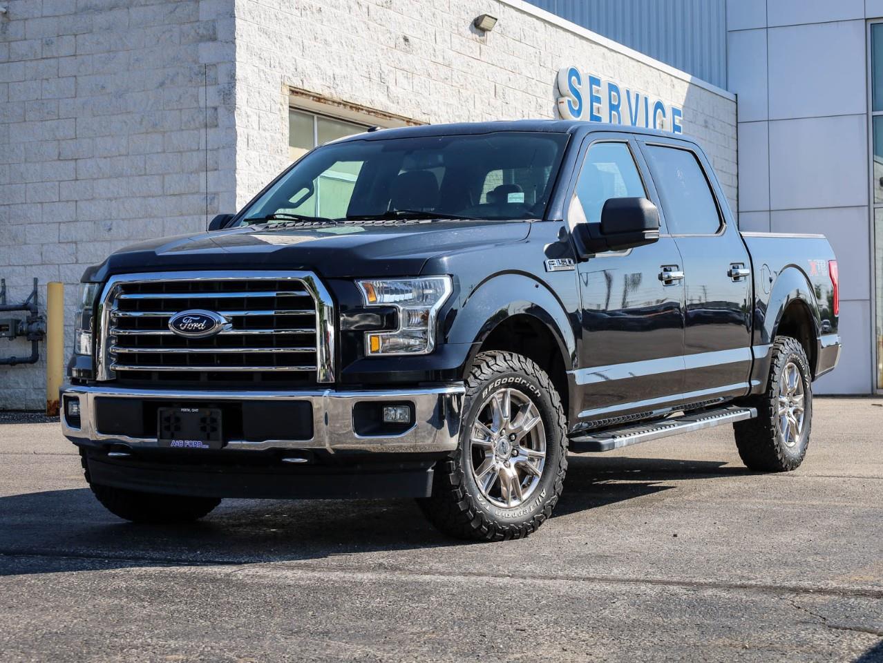Black 2017 Ford F-150 Pickup Truck Four-Wheel Drive 6-Speed Automatic