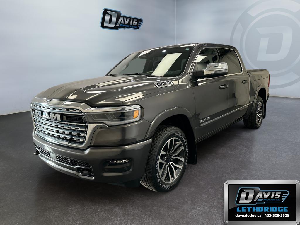 Gray 2026 RAM 1500 Pickup Truck Four-Wheel Drive 8-Speed Automatic