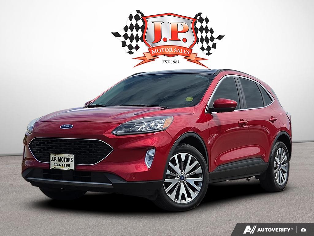Red 2022 Ford Escape Hybrid SUV / Crossover All-Wheel Drive Continuously Variable Transmission