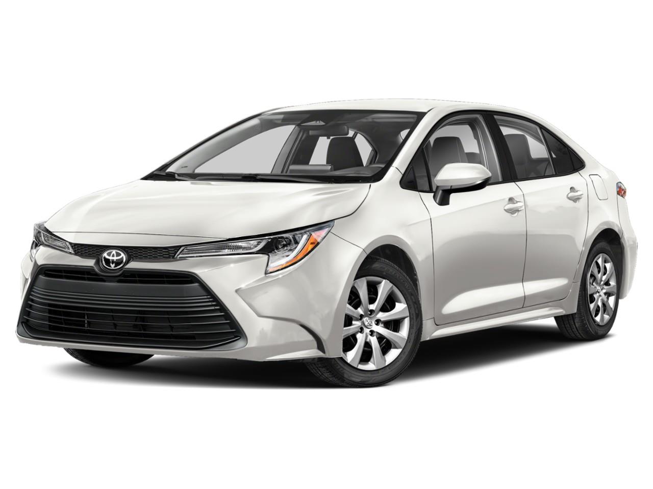 White 2023 Toyota Corolla Sedan Front-Wheel Drive Continuously Variable Transmission