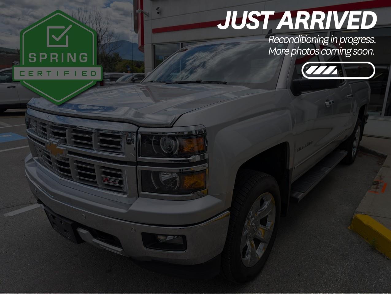 Silver 2015 Chevrolet Silverado 1500 Pickup Truck Four-Wheel Drive 6-Speed Automatic