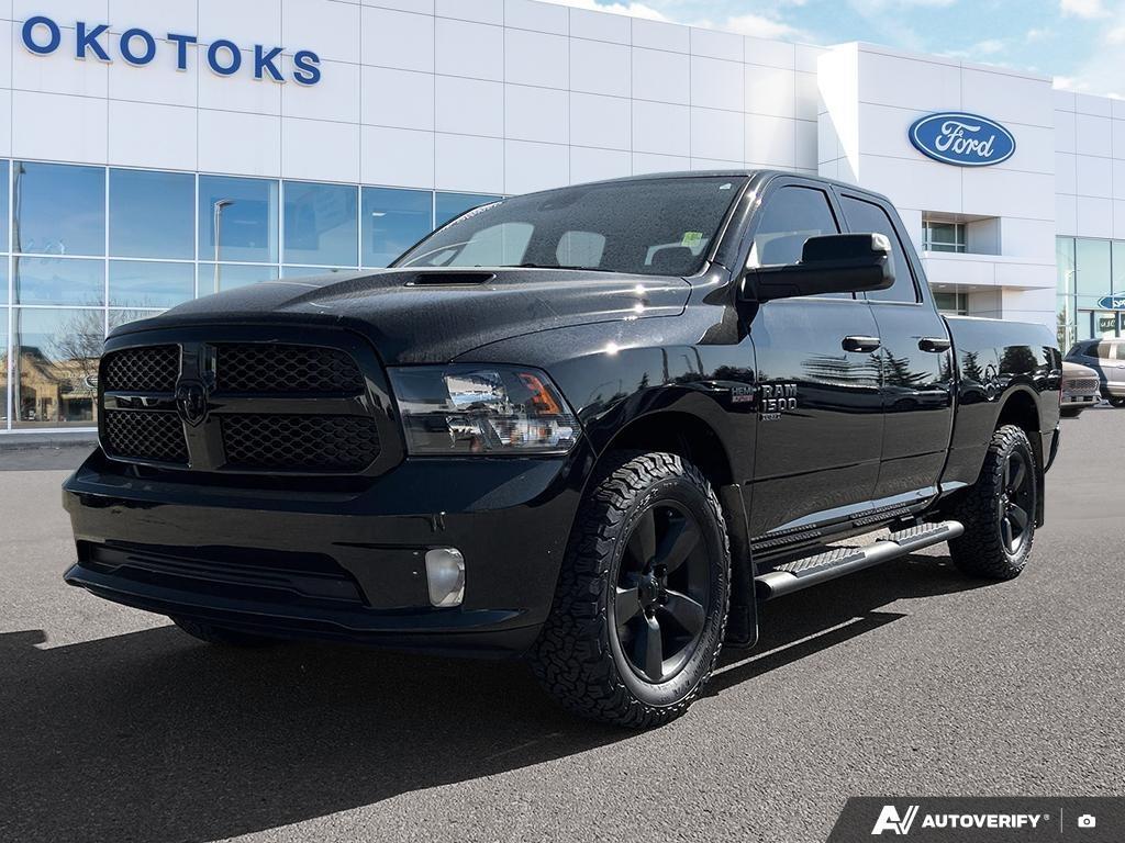 Black 2022 RAM 1500 Pickup Truck Four-Wheel Drive 8-Speed Automatic