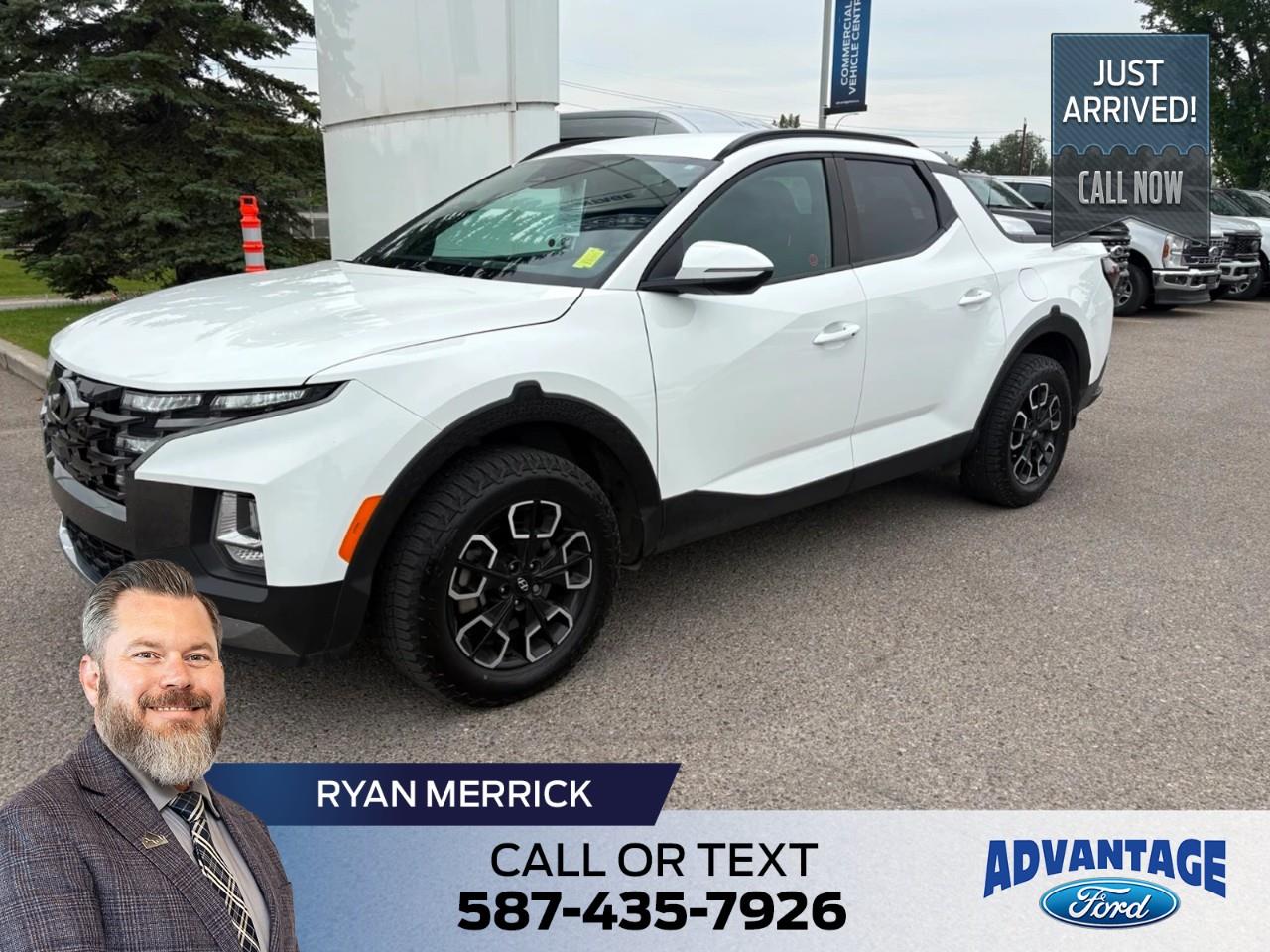 White 2023 Hyundai Santa Cruz Pickup Truck 8-Speed Automatic