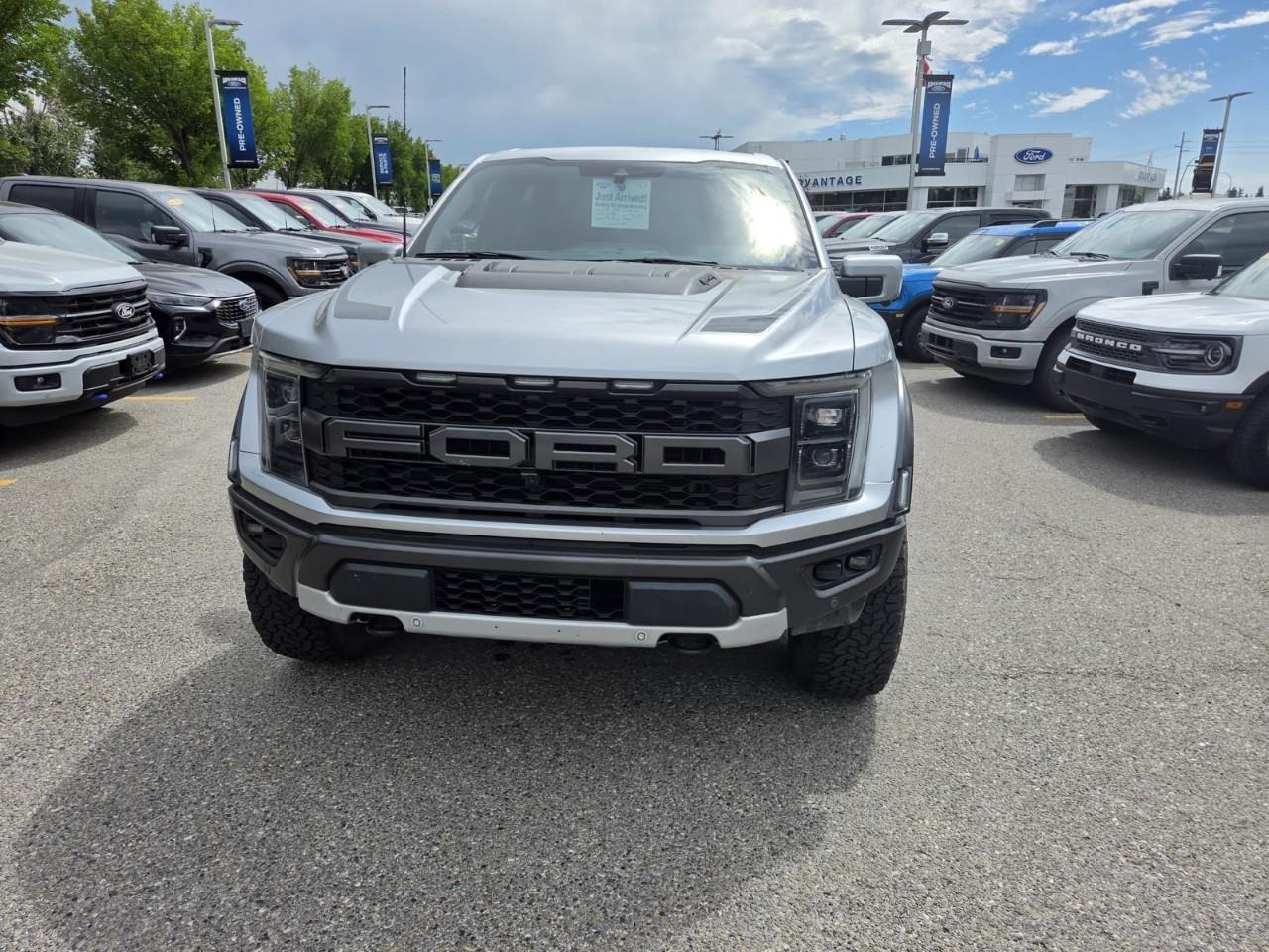 Silver 2022 Ford F-150 Pickup Truck Four-Wheel Drive Automatic