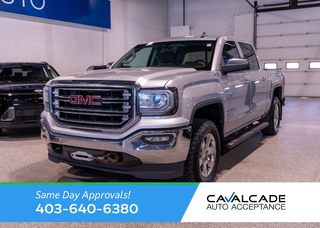 Silver 2018 GMC Sierra 1500 Pickup Truck Four-Wheel Drive 6-Speed Automatic