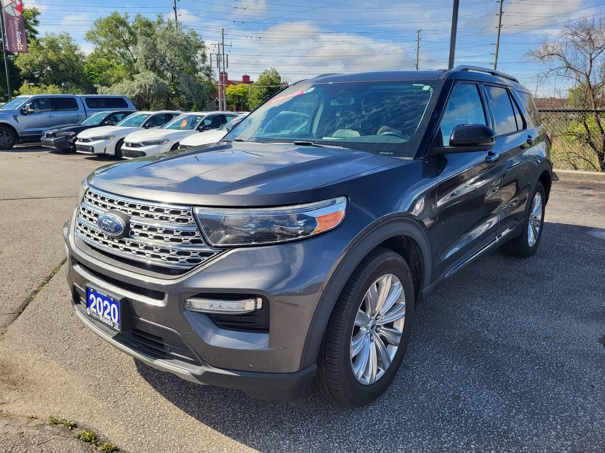 Gray 2020 Ford Explorer SUV / Crossover All-Wheel Drive Automatic