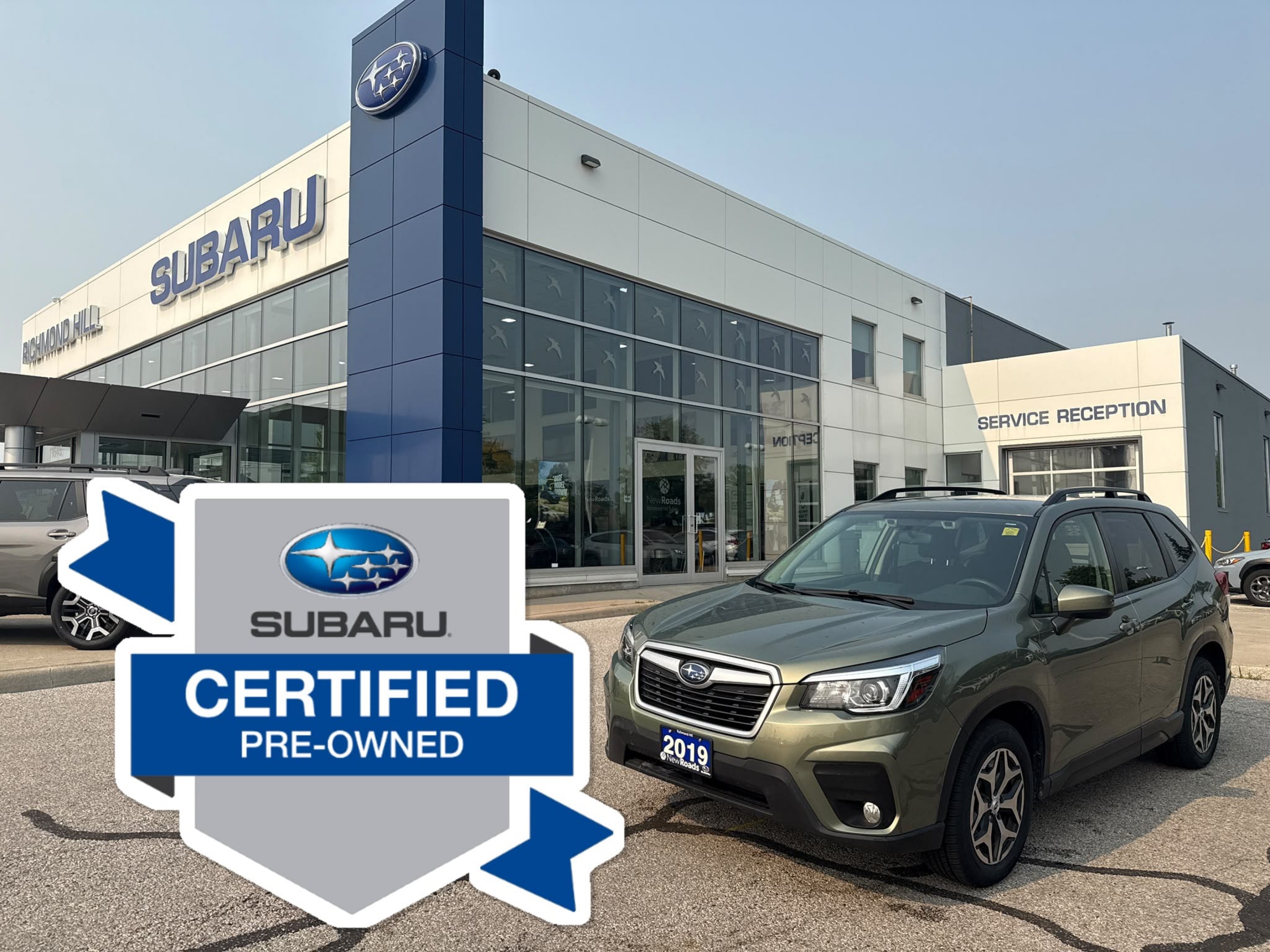 Green 2019 Subaru Forester SUV / Crossover  Continuously Variable Transmission