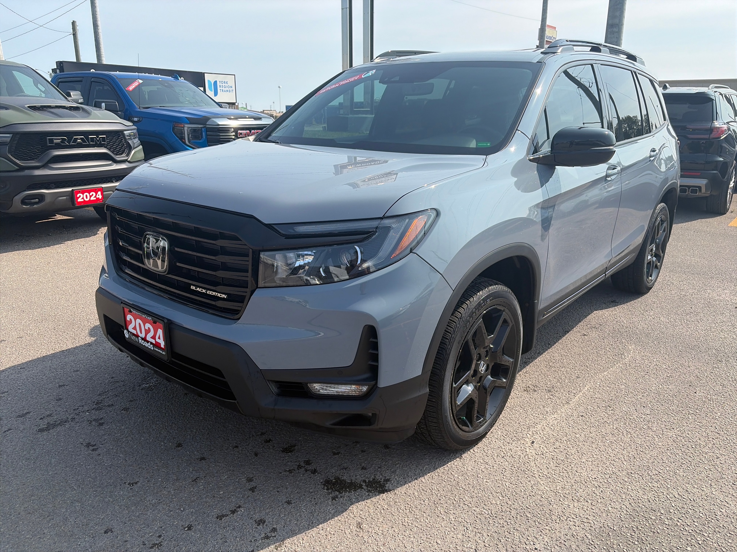 Gray 2024 Honda Passport SUV / Crossover All-Wheel Drive 9-Speed Automatic
